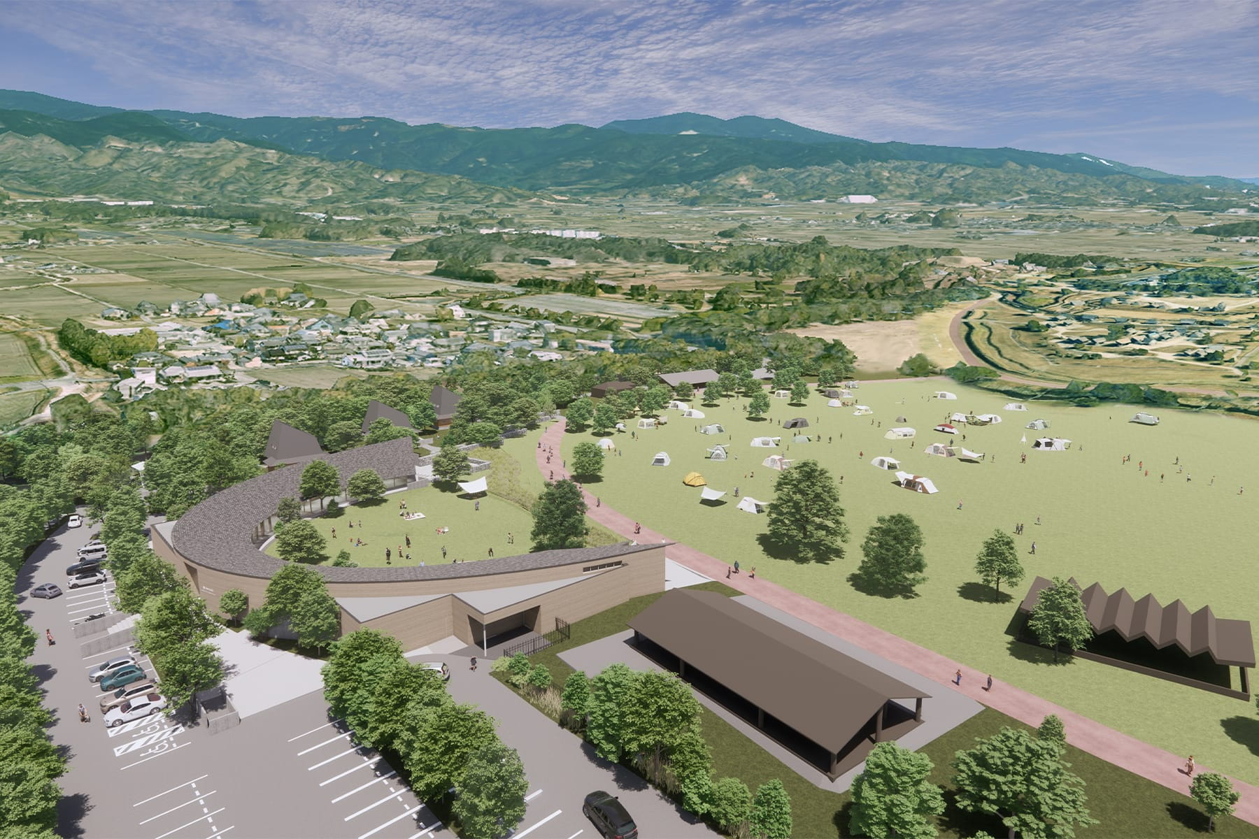 新西口 遺跡眺望フリーサイト（E）