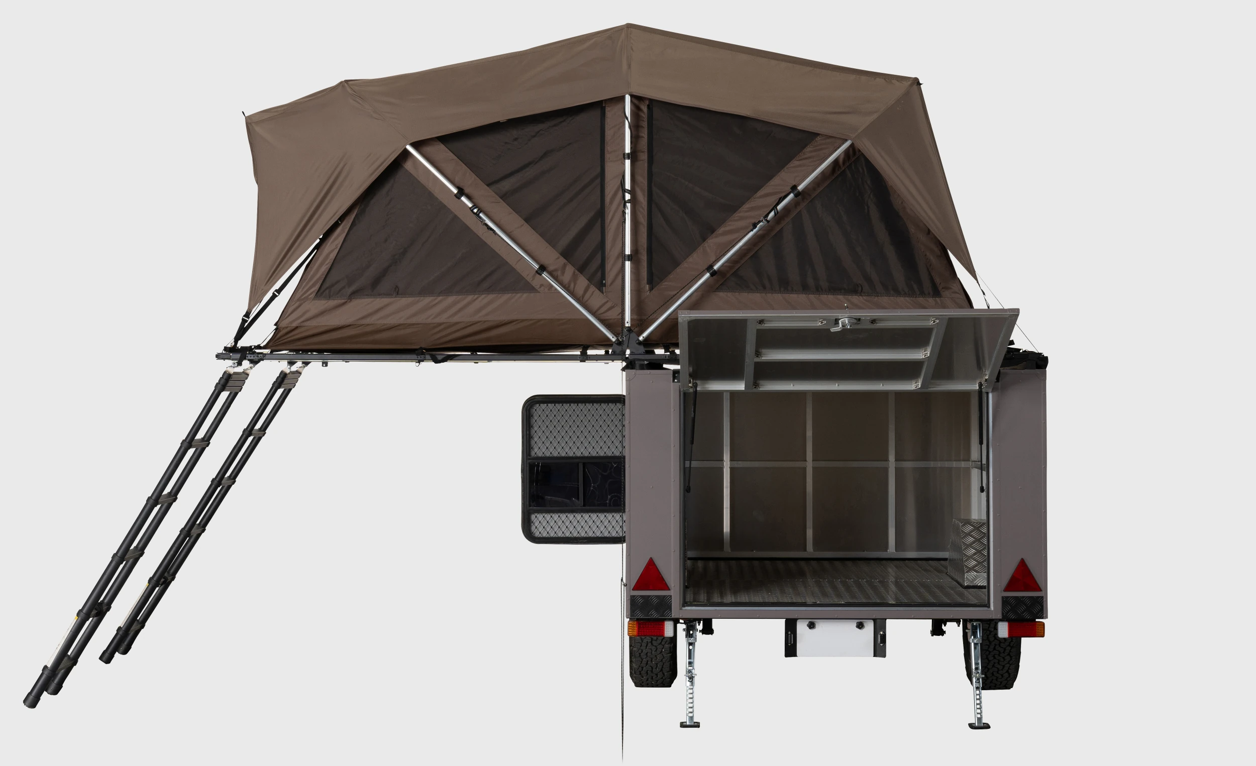 テント展開・ハッチ/サイドドアオープン