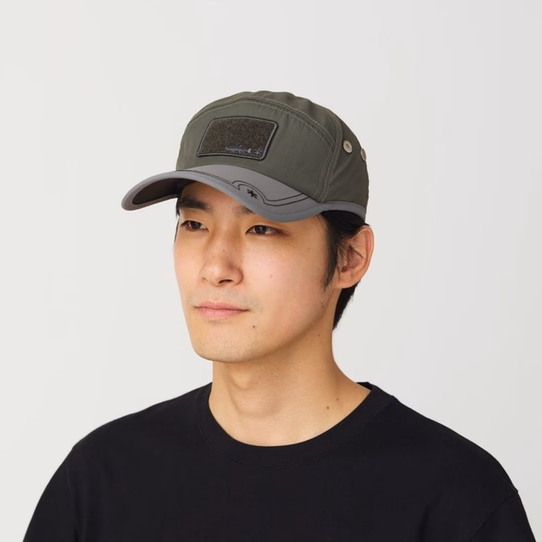 Fitted Front Ventilated Cap GREY