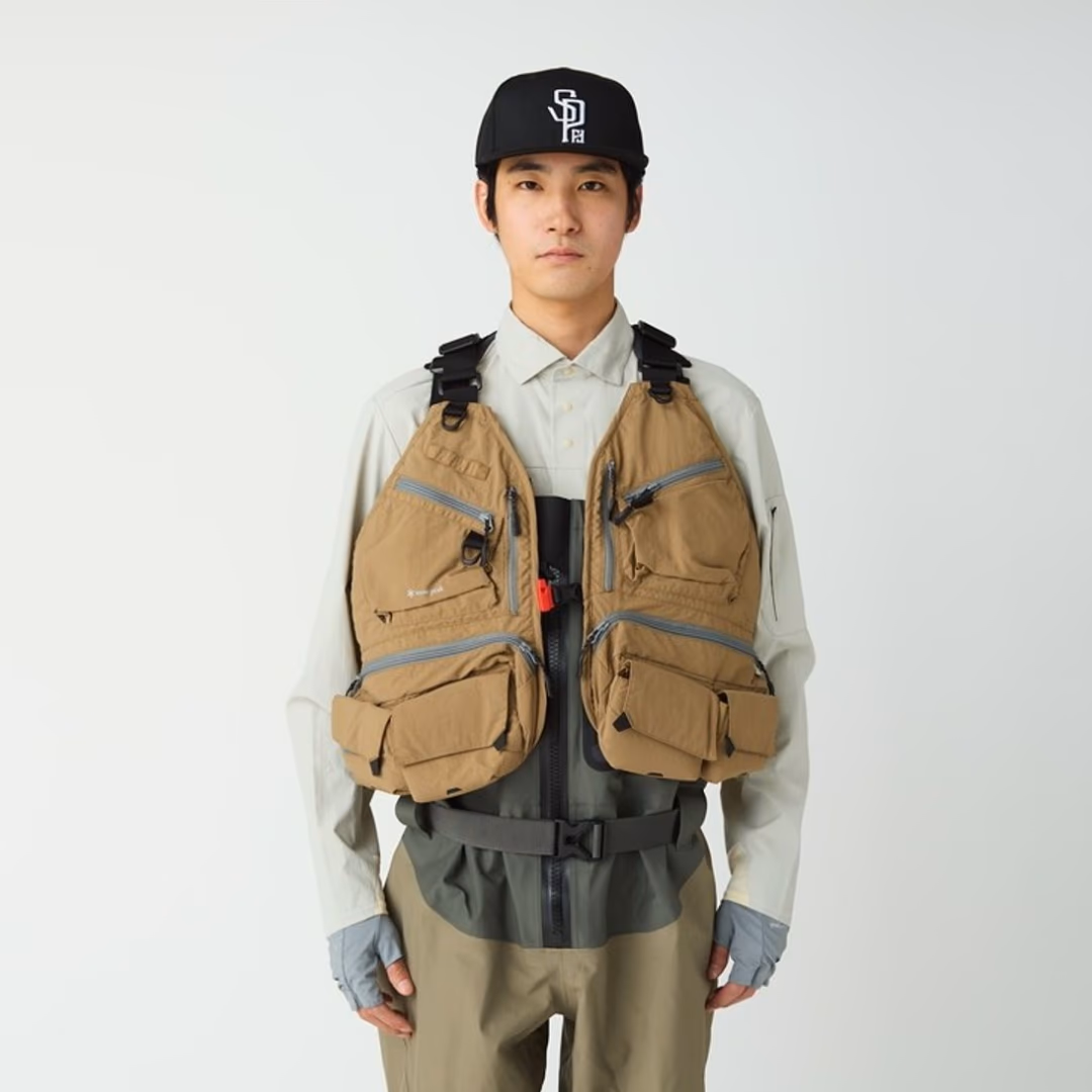 V1 Strap Flyfishing Vest BEIGE