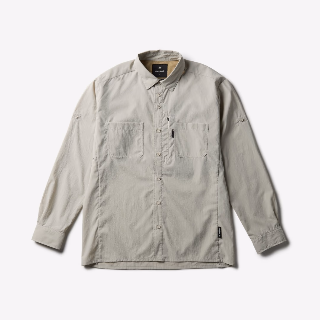 Utility Field Long Sleeve Stretch Dry Shirt LIGHT GREY