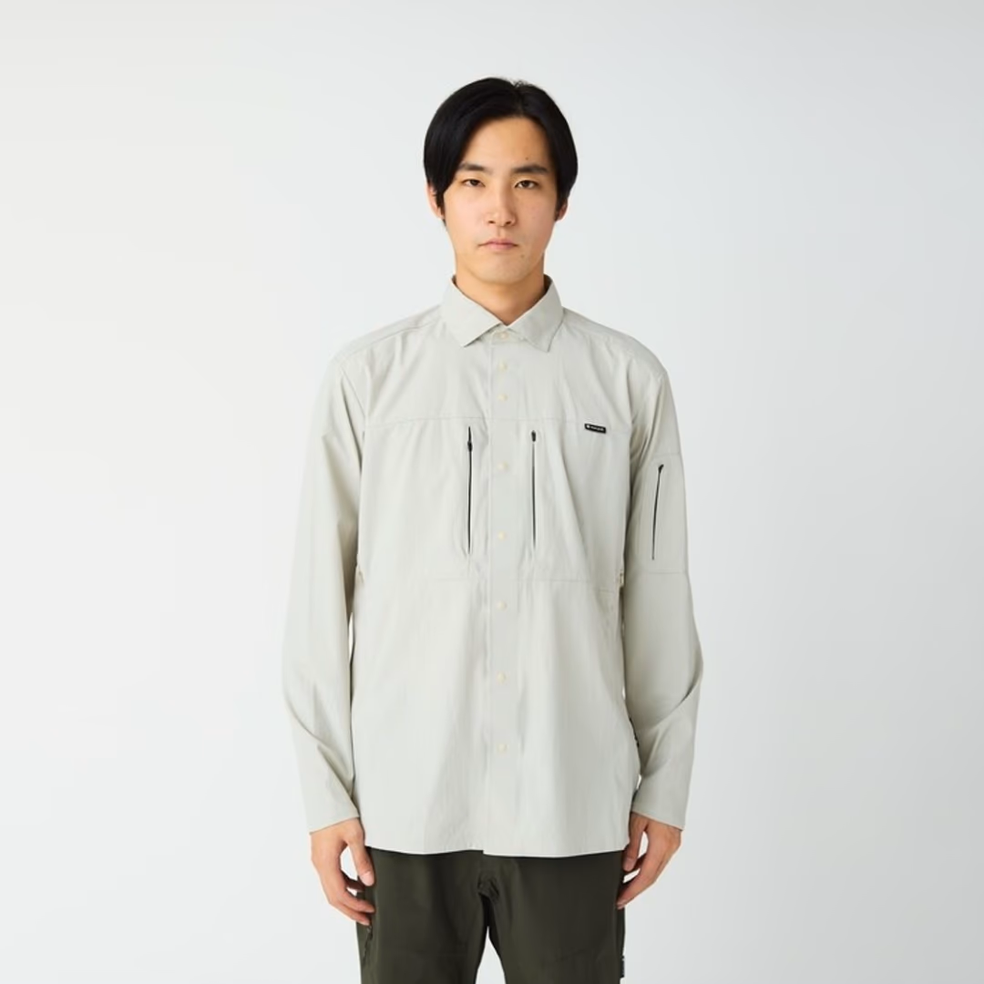 Stream Field L/S Stretch Dry Shirt LIGHT GREY