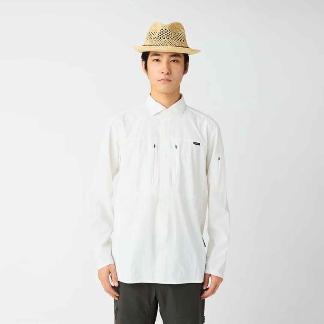 Stream Field L/S Stretch Dry Shirt WHITE