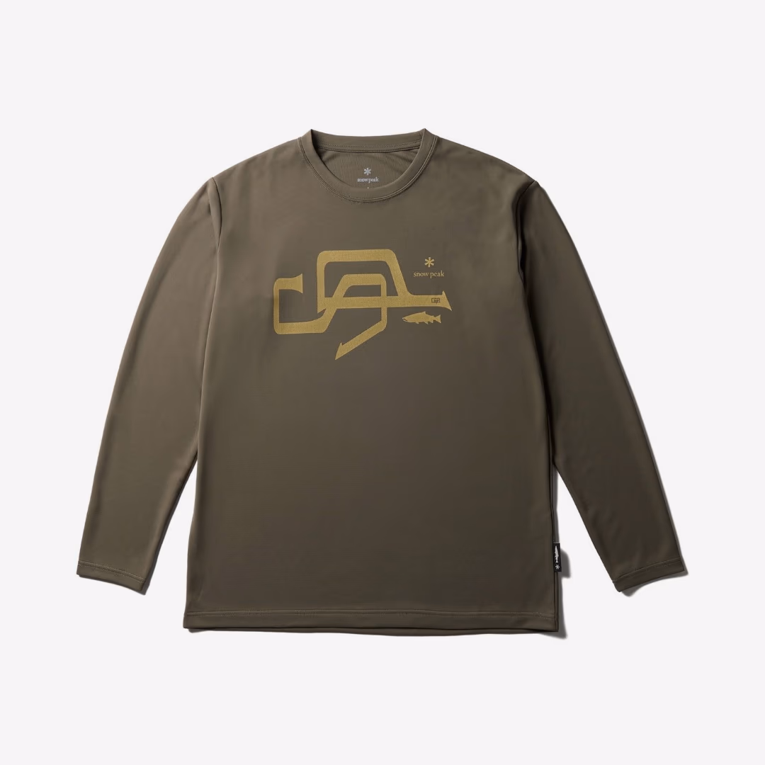 SP Logo Graphic Long Sleeve T-Shirt GREIGE