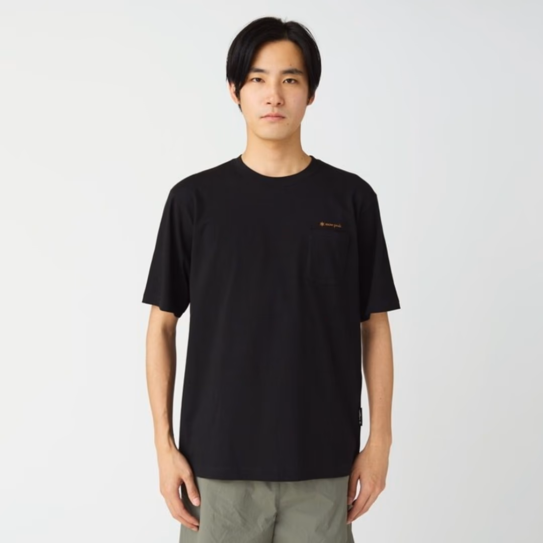 C&A Graphic Pocket Short Sleeve T-Shirt BLACK