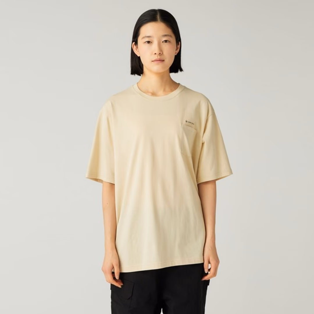 C&A Graphic Pocket Short Sleeve T-Shirt IVORY