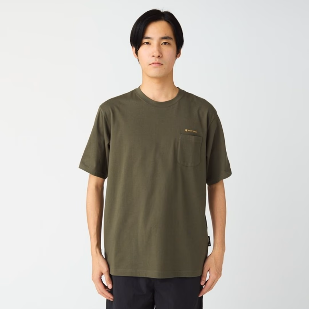 C&A Graphic Pocket Short Sleeve T-Shirt OLIVE