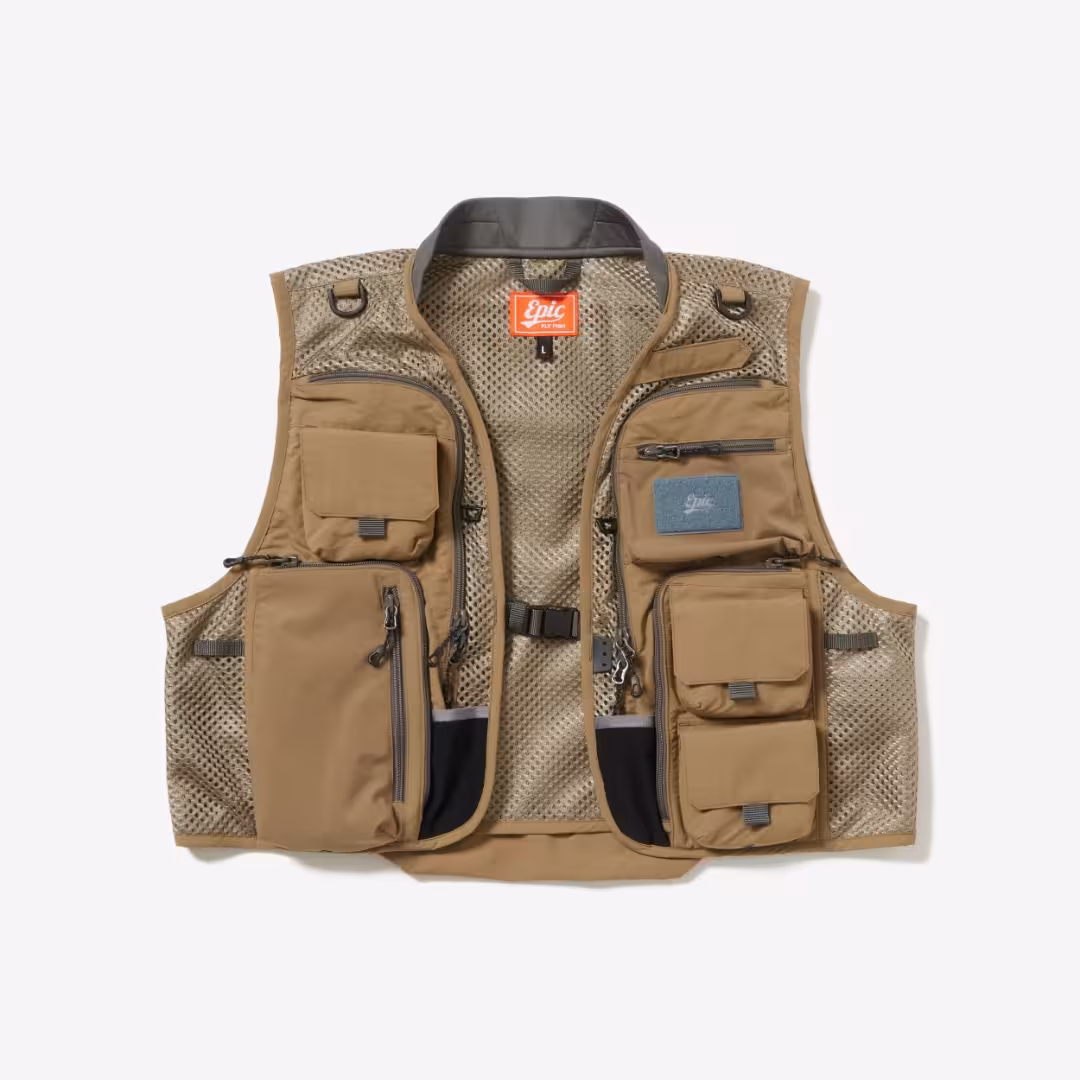 Oreti Vertical Pocket Vest BEIGE
