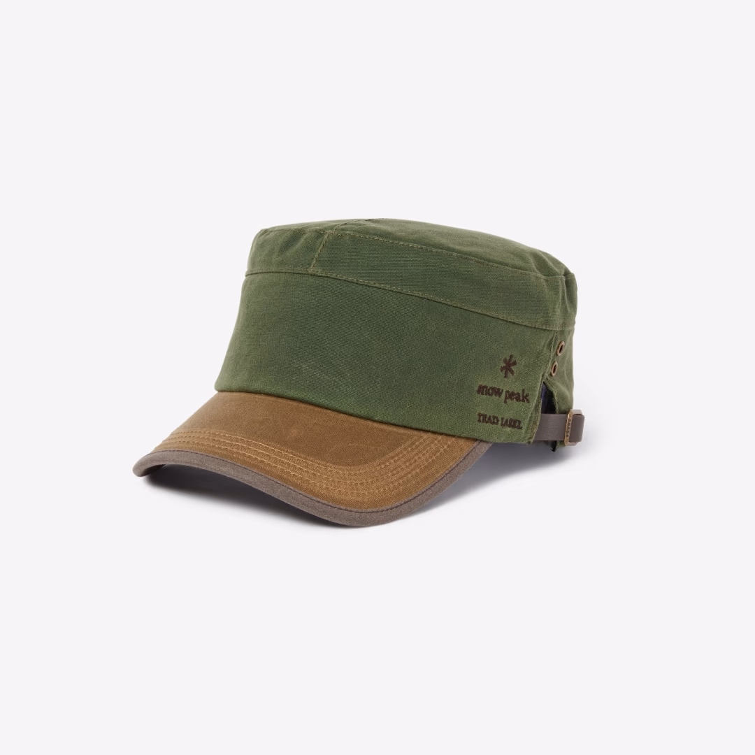 Oiled Military Cap OLIVE