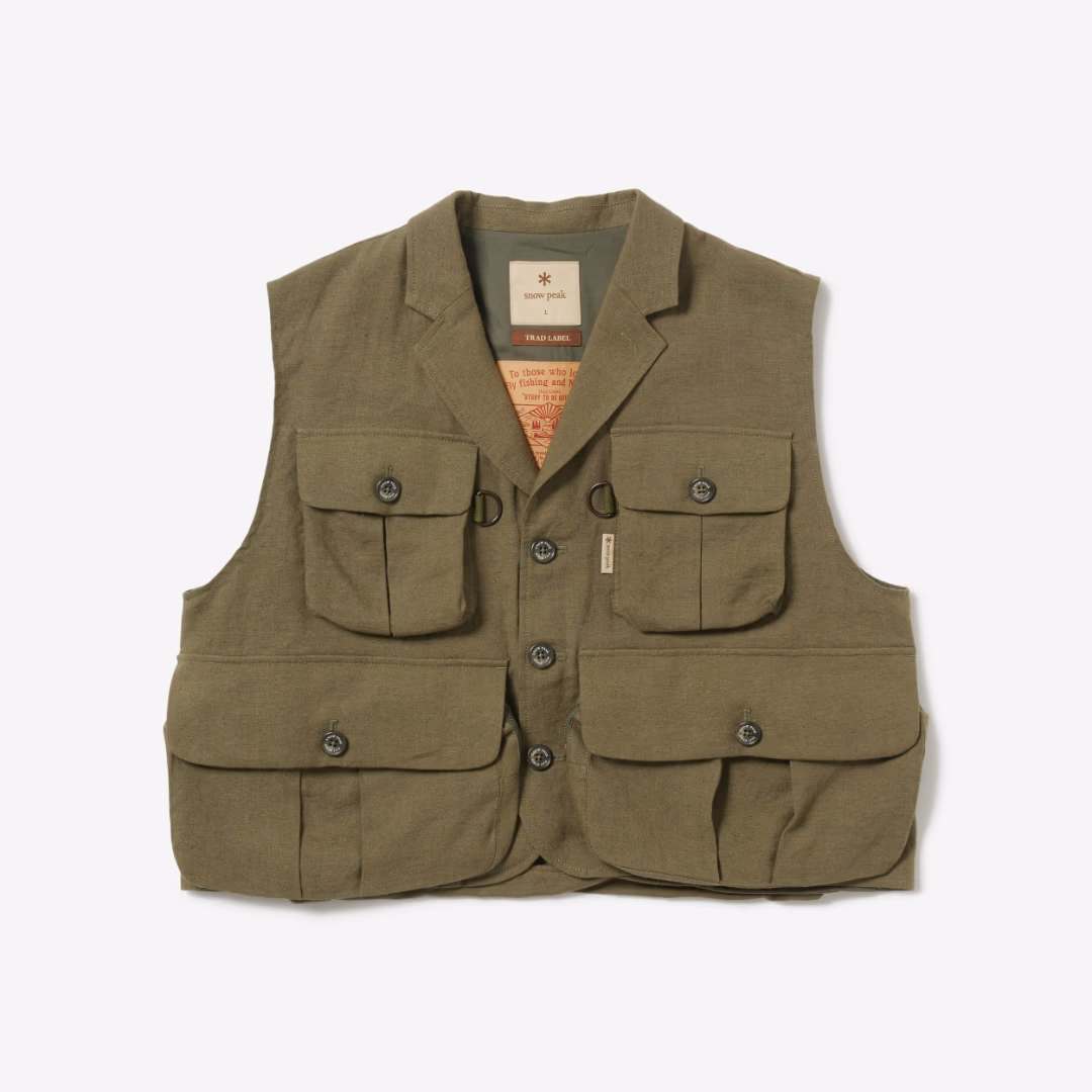 Tailored Fishing Vest LIGHT OLIVE