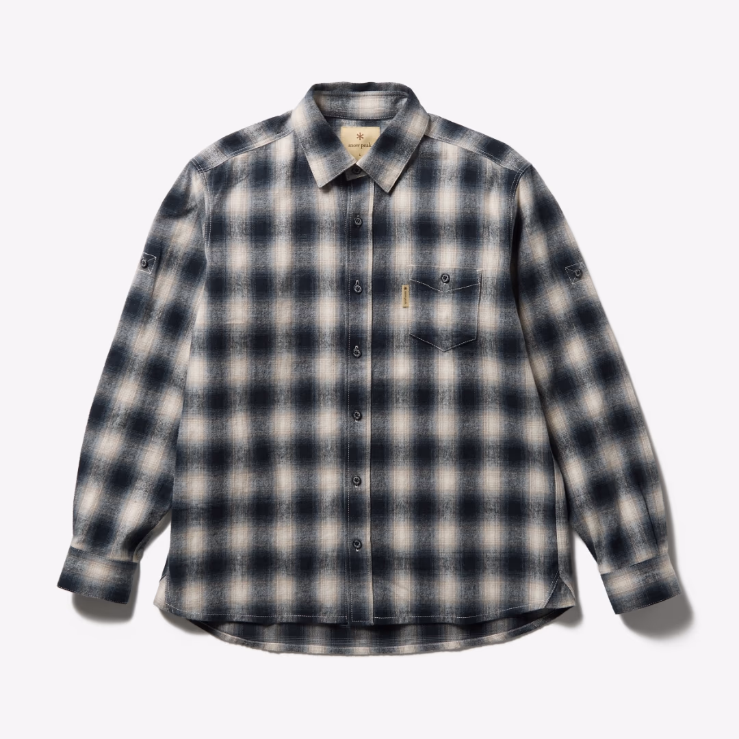 Ombre Check Shirt BLACK CH