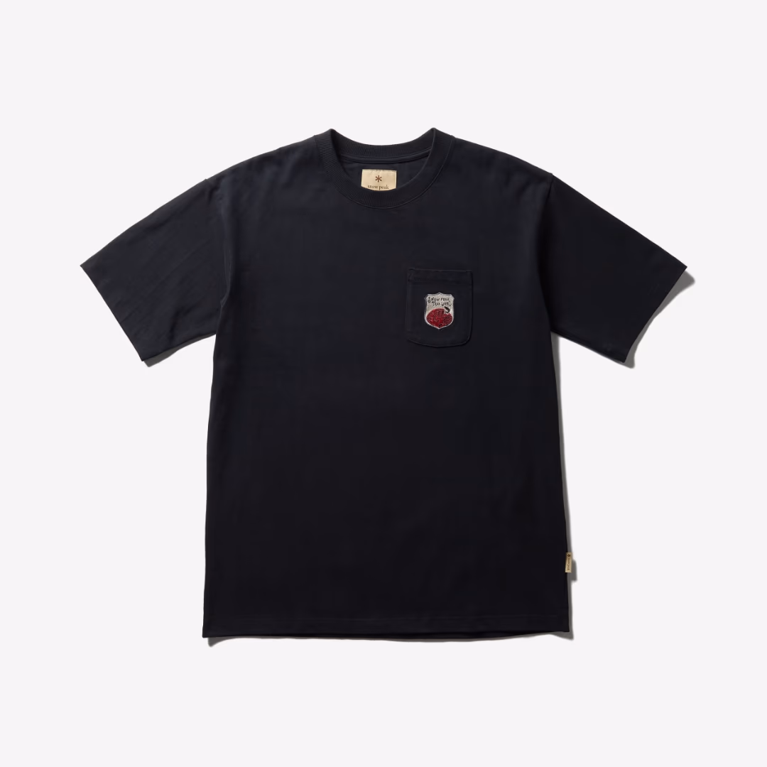 Trad Label Pocket Heavy T-Shirt BLACK