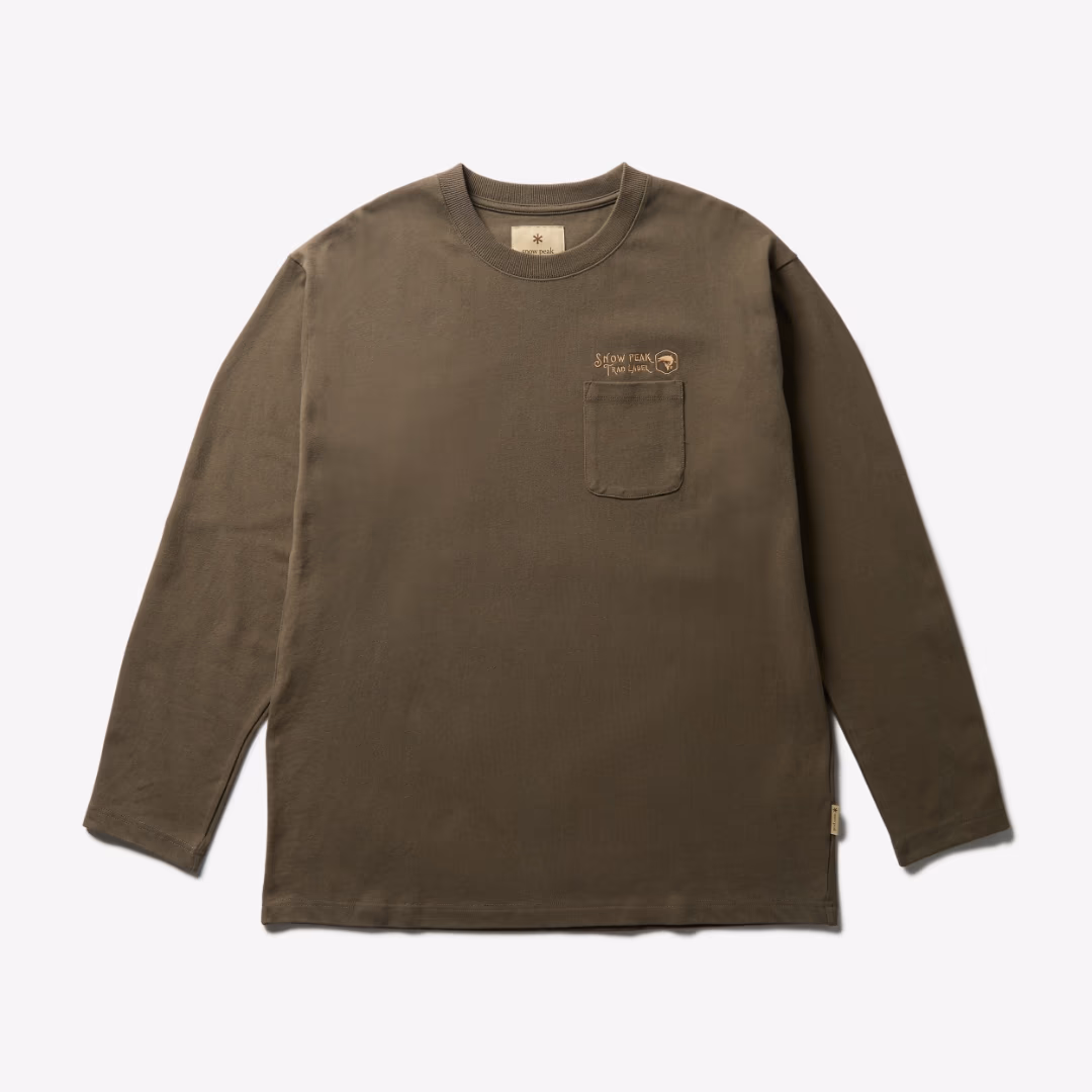 Trad Label Pocket L/S Heavy T-Shirt OLIVE