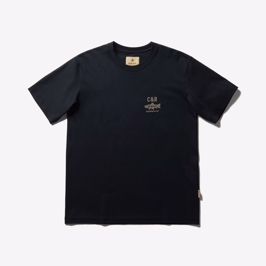 Trad Label Field Plating T-Shirt BLACK