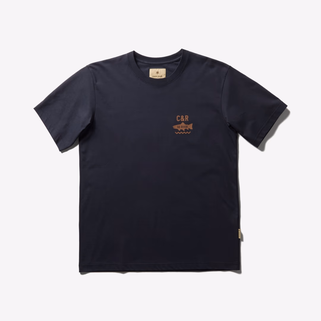 Trad Label Field Plating T-Shirt NAVY