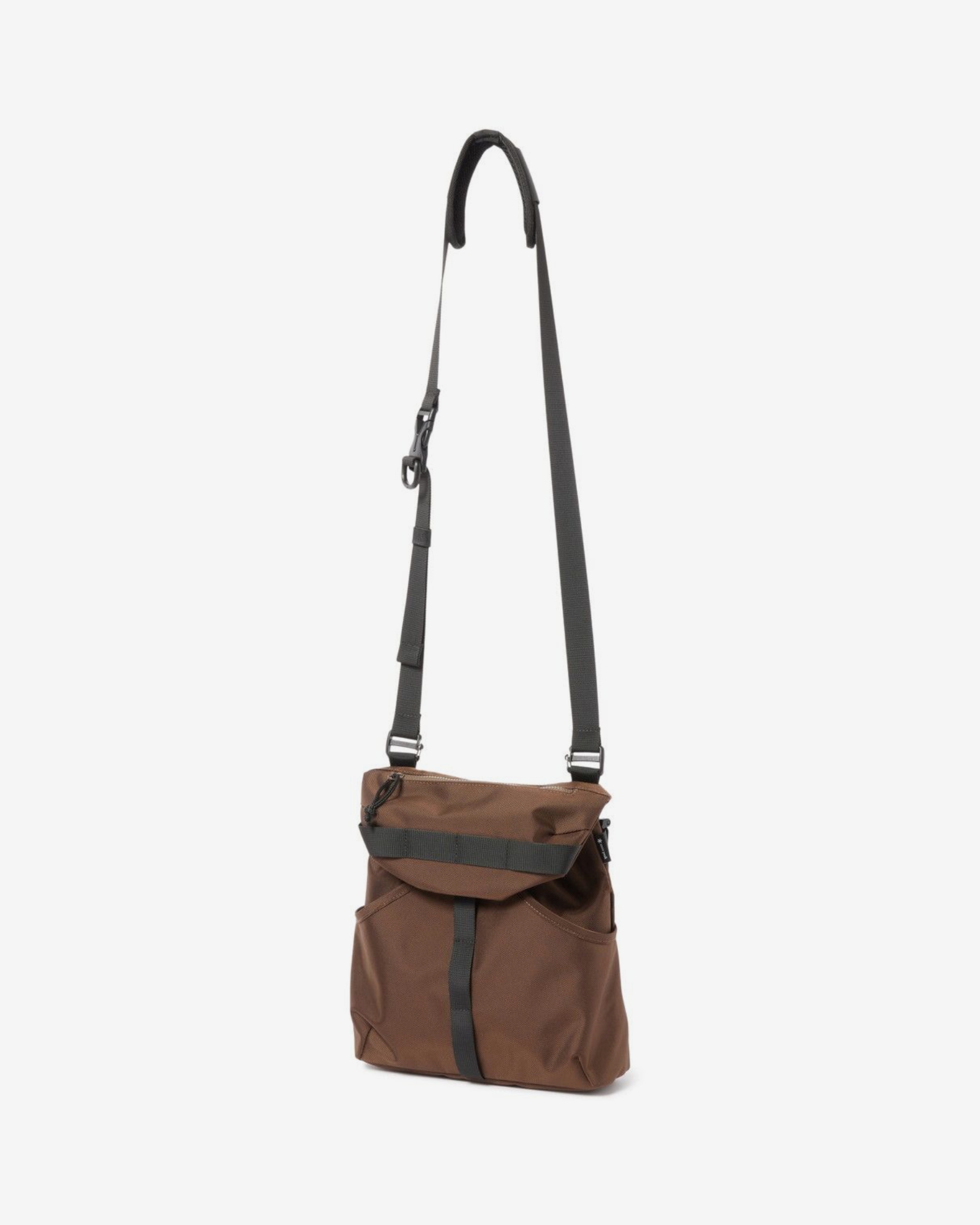 Recycled Cordura Shoulder Bag BROWN