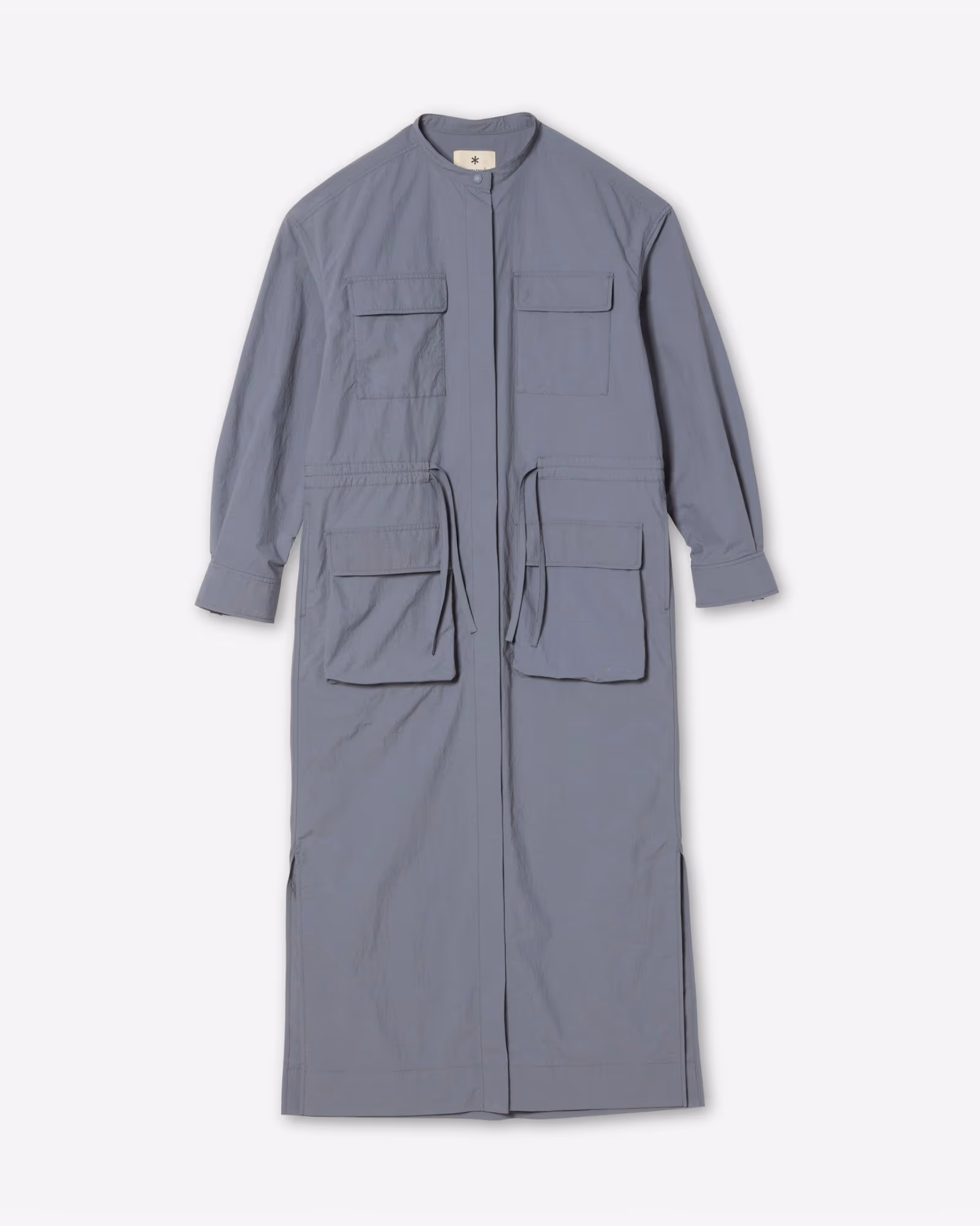 Nylon Double Rip Dress LIGHT BLUE