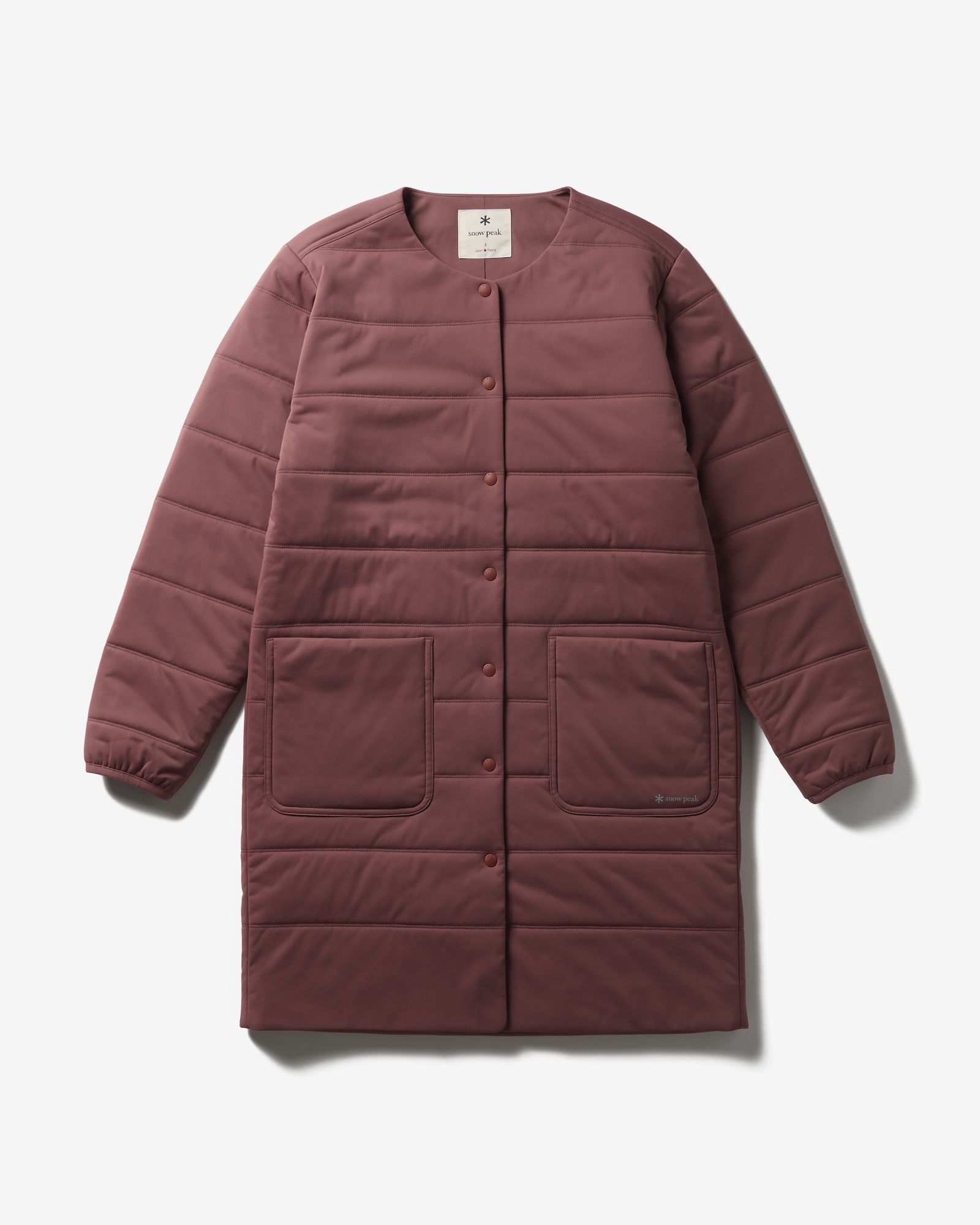 Flexible Insulated Long Cardigan LIGHT BROWN