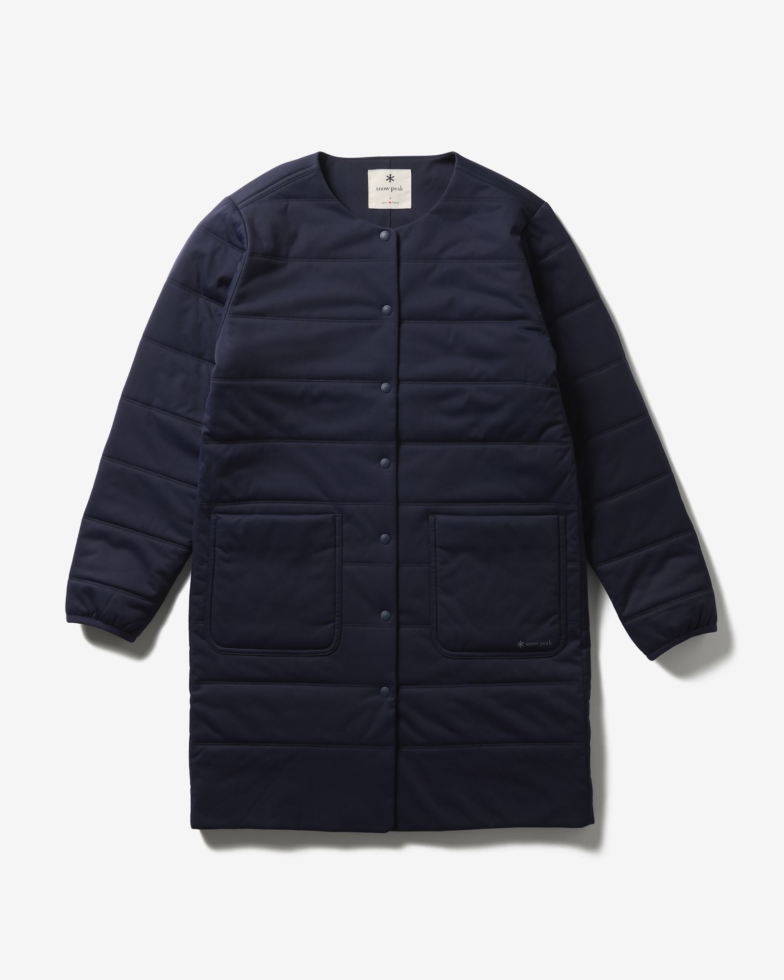 Flexible Insulated Long Cardigan NAVY