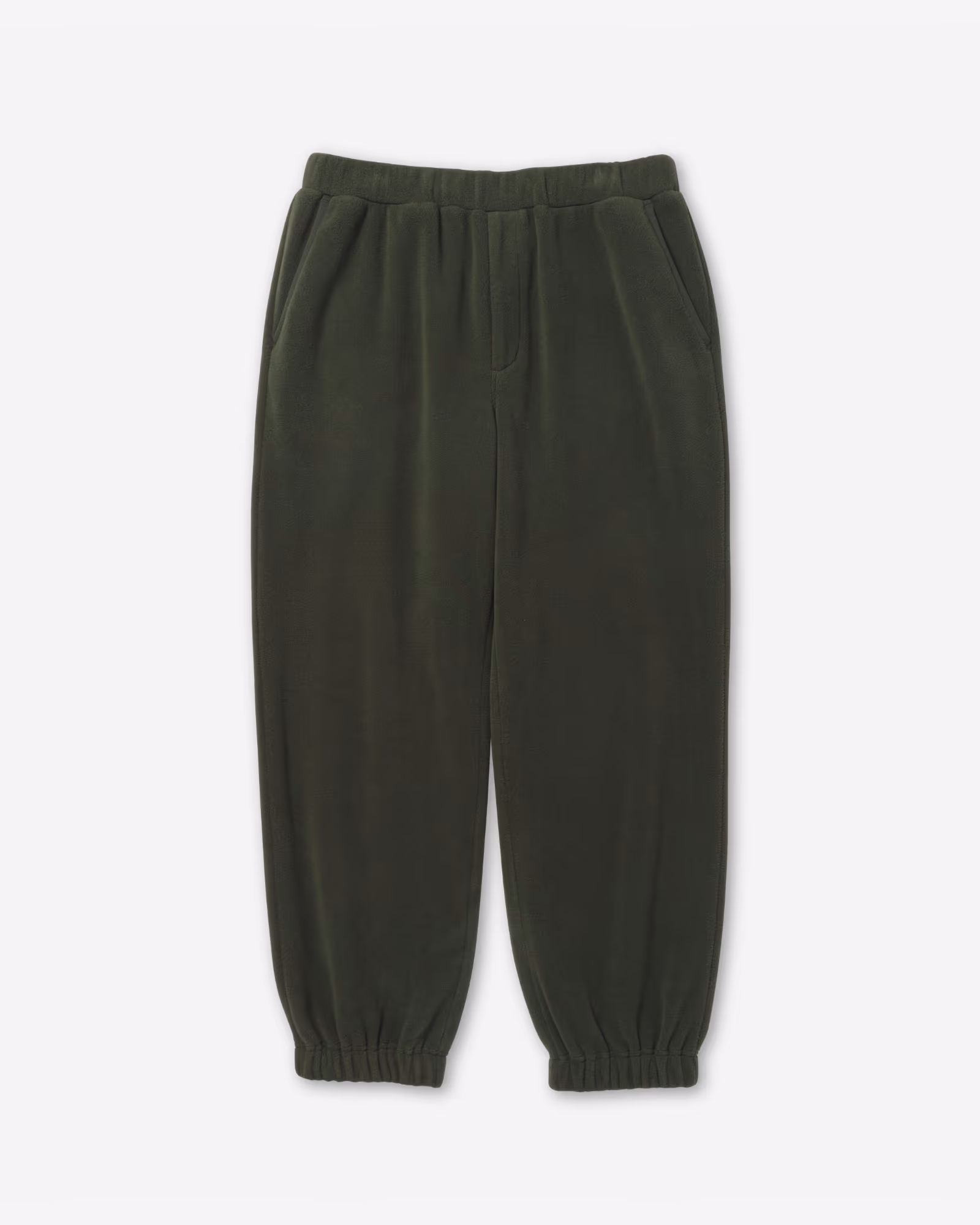 Water-Repellent Fleece Pants DARK OLIVE