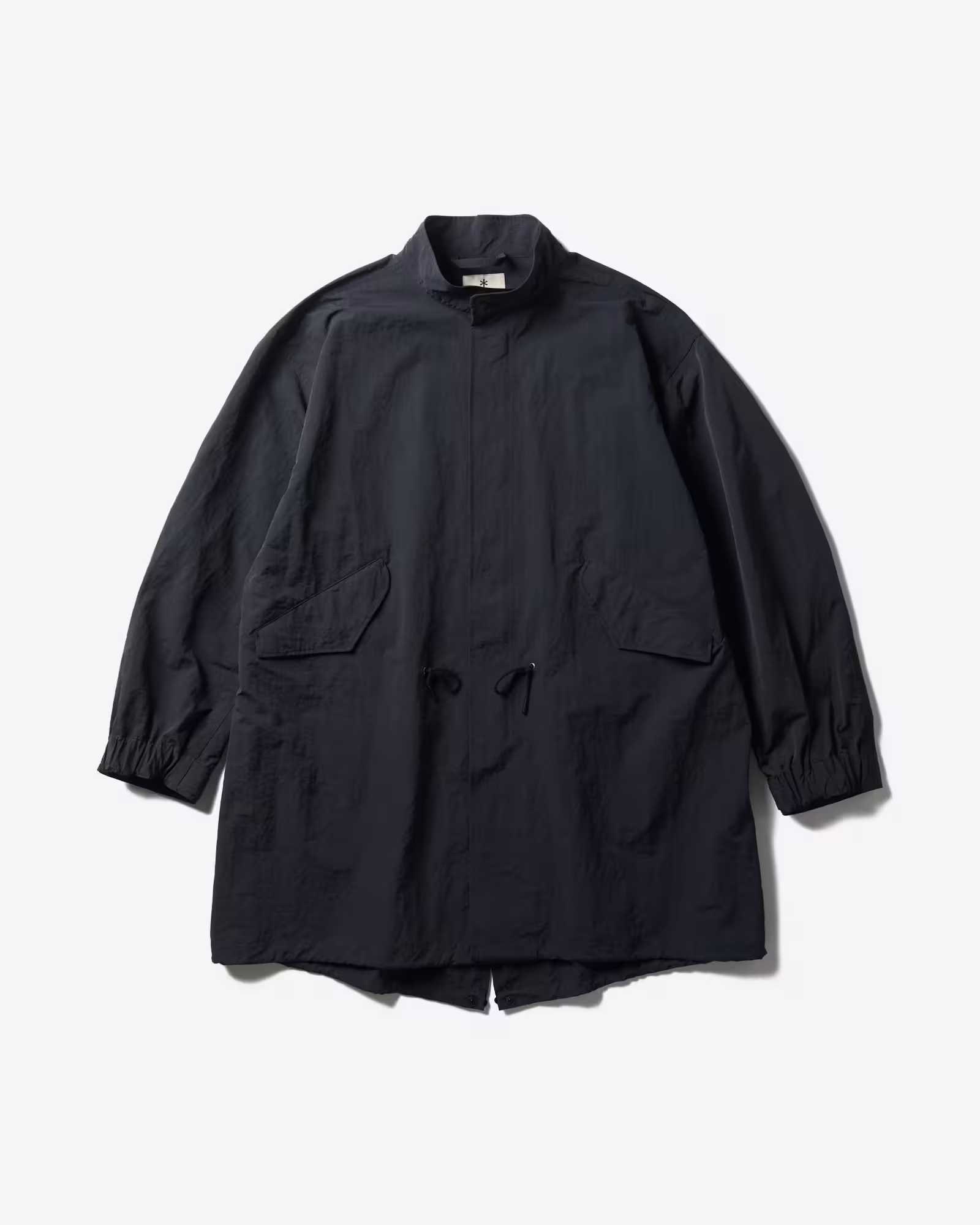Nylon Washer Coat BLACK