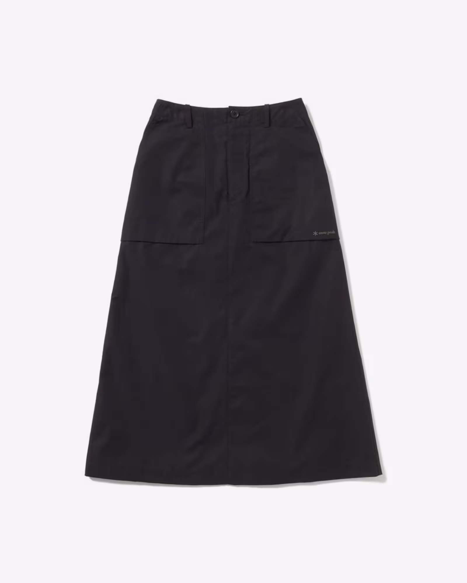 Light Dobby Cloth Skirt BLACK