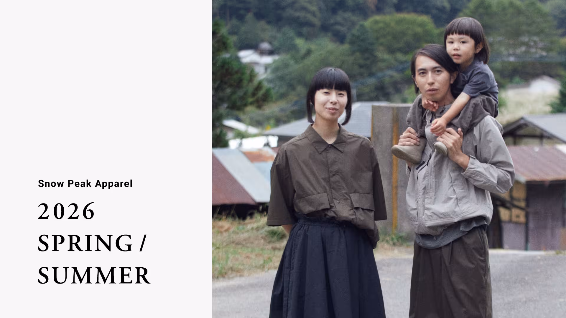 Snow Peak Apparel 2026 SPRING / SUMMER