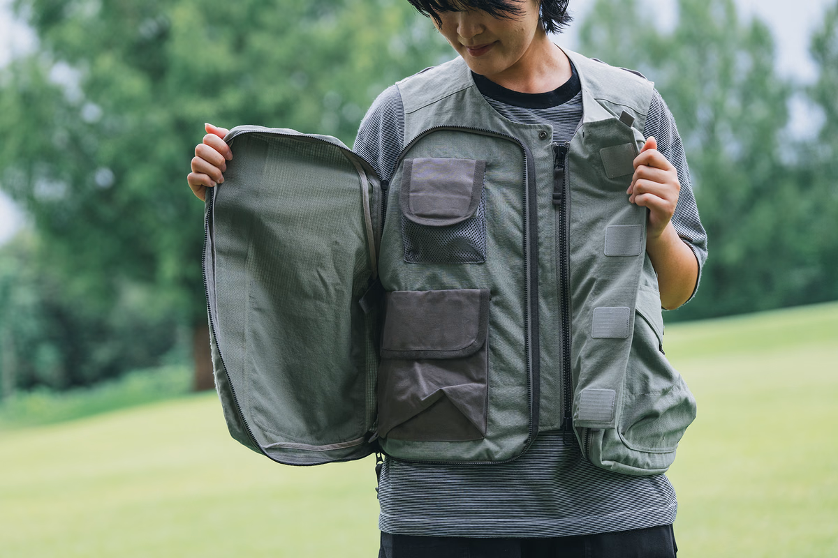 TAKIBI Storage Vest 使用シーン1
