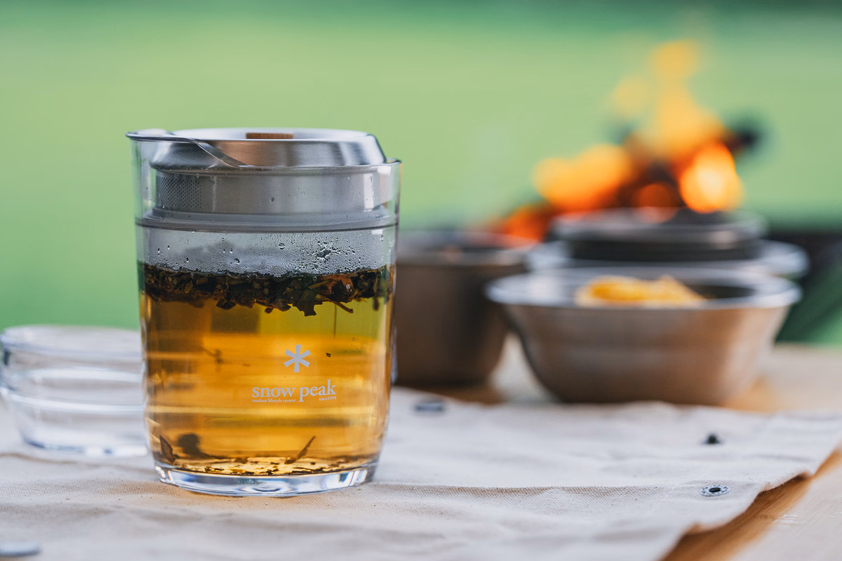 焚火台30周年記念茶葉　TAKIBI BLEND JAPANESE TEA 使用シーン2